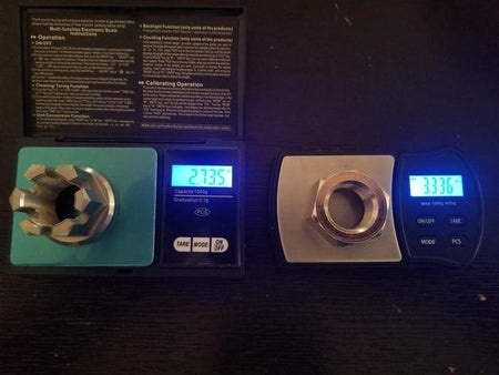 Titanium Works R35 axle hardware set