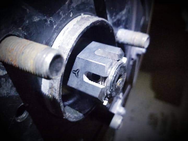 Titanium Works R35 GTR titanium axle fastener