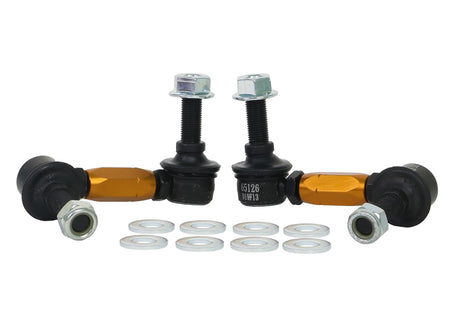 Whiteline G35/350Z Sway Bar Endlinks KLC110 — out-of-package view