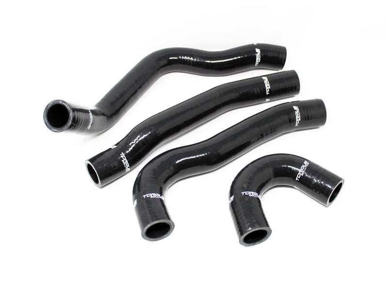Torque Solution black silicone radiator hose kit Evo X