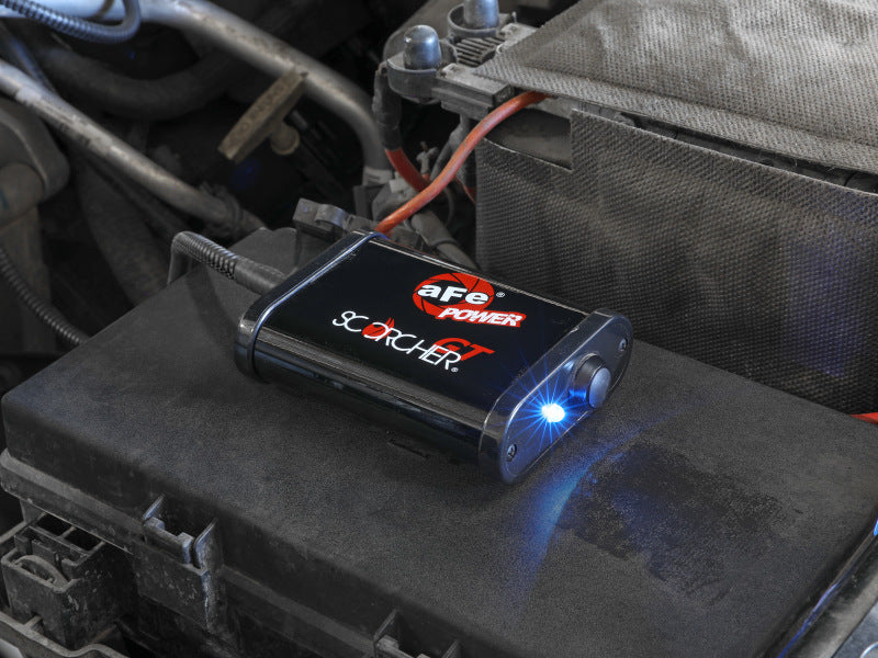 aFe Challenger/Charger Power Module — installed view