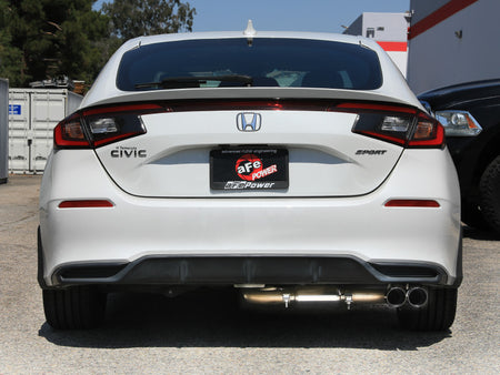 aFe Civic/Type R Catback — installed view 2