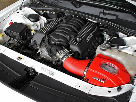aFe Challenger/Charger Cold Air Intake 51-72203-R — installed view