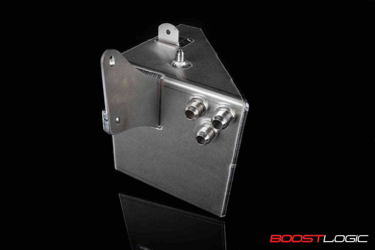 Boost Logic R35 GTR front surge tank for mechanical fuel pump