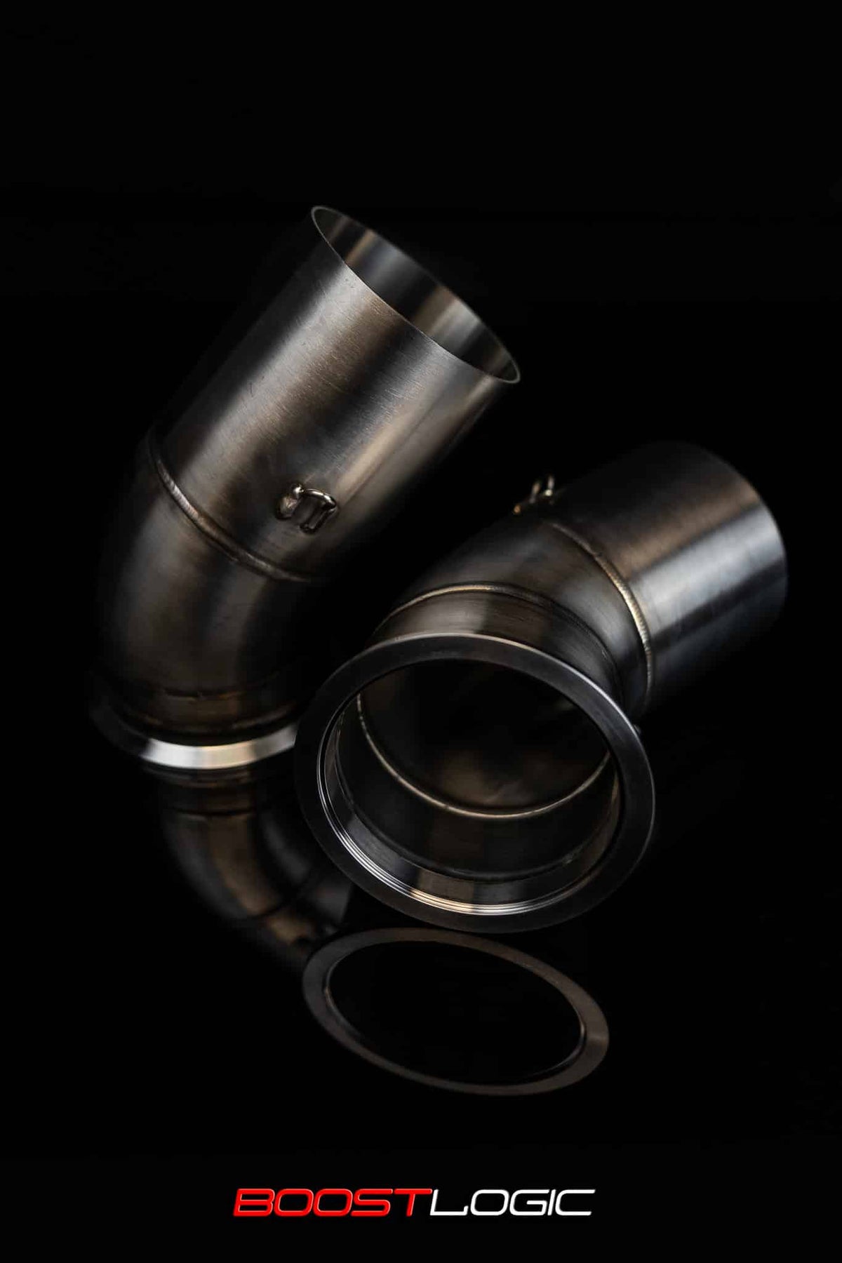 Boost Logic 4 inch Link Pipe V-Band to Magnum Exhaust