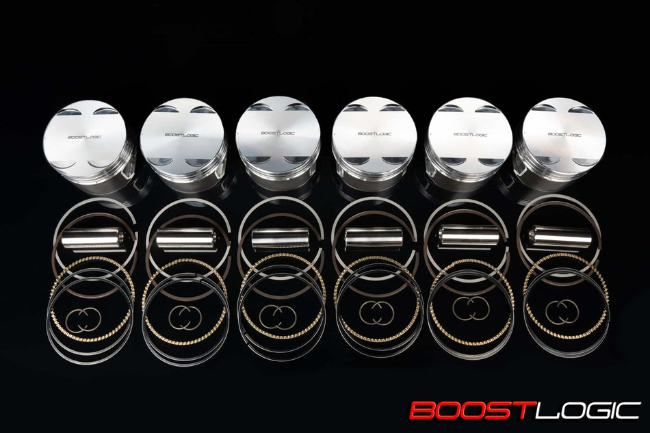 Boost Logic VR38 forged piston set of 6 for Nissan R35 GTR