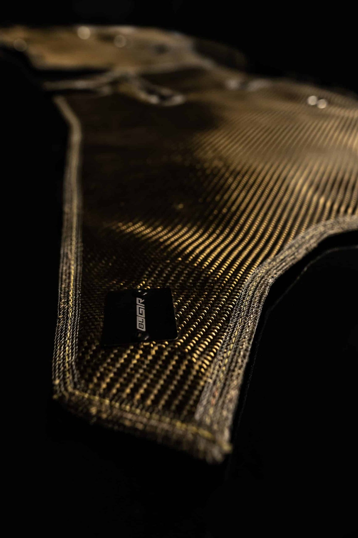 Boost Logic R35 GT-R firewall shield lava rock fabric detail