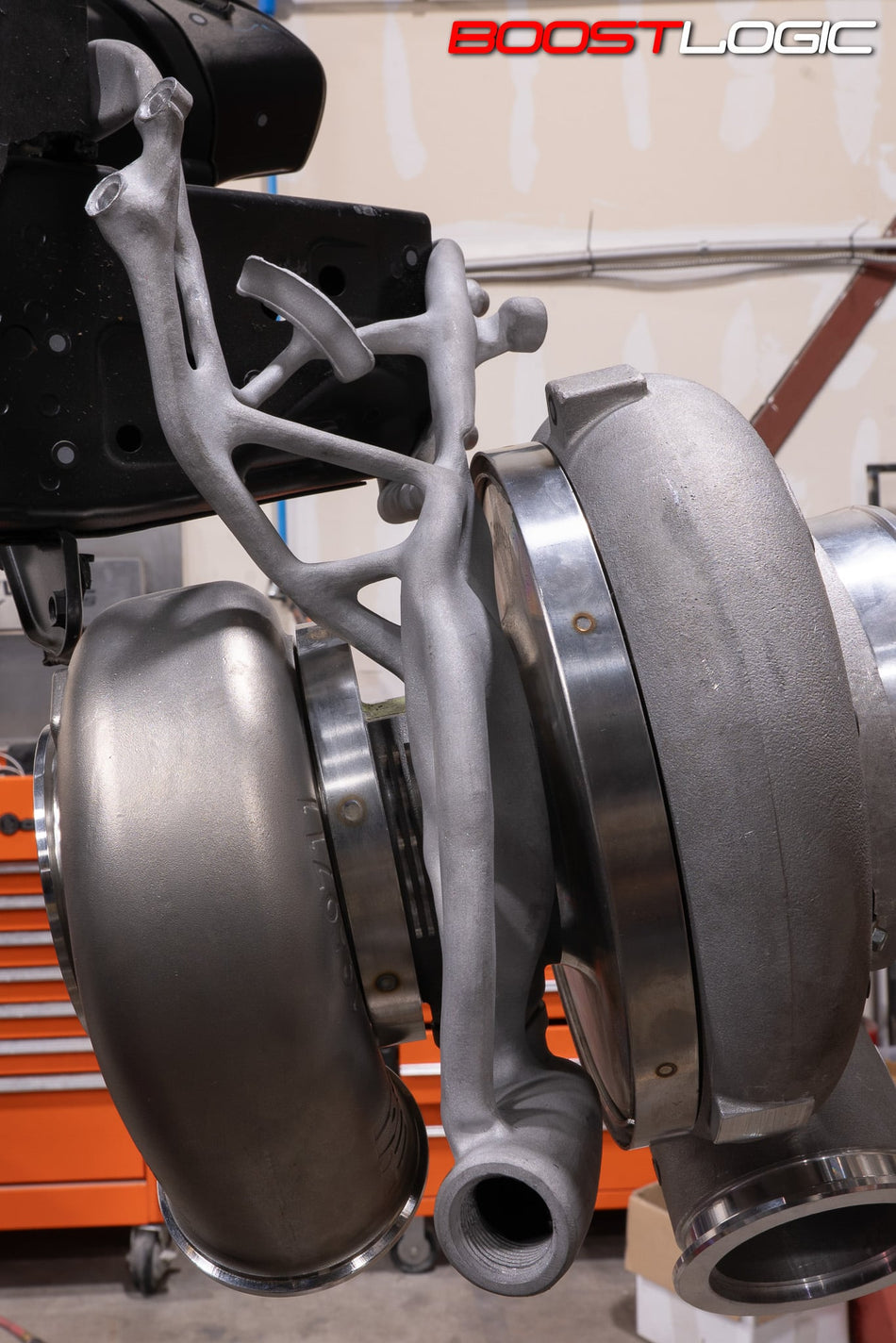 Boost Logic 3D printed turbo support brackets