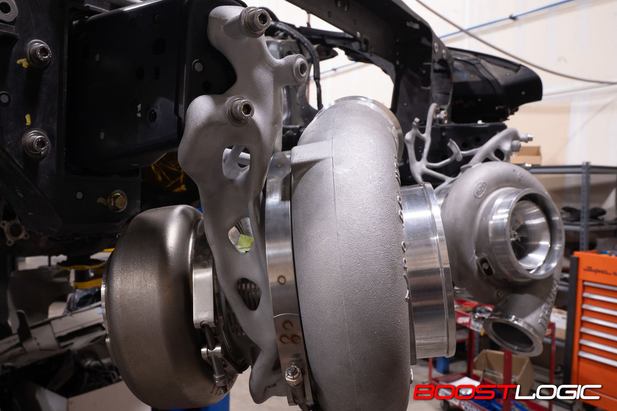 Boost Logic 3D printed turbo support brackets