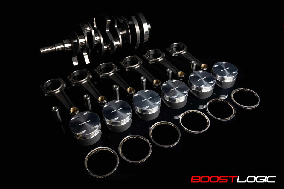 Boost Logic 4.1L stroker kit with billet crankshaft, rods and pistons for R35 GTR
