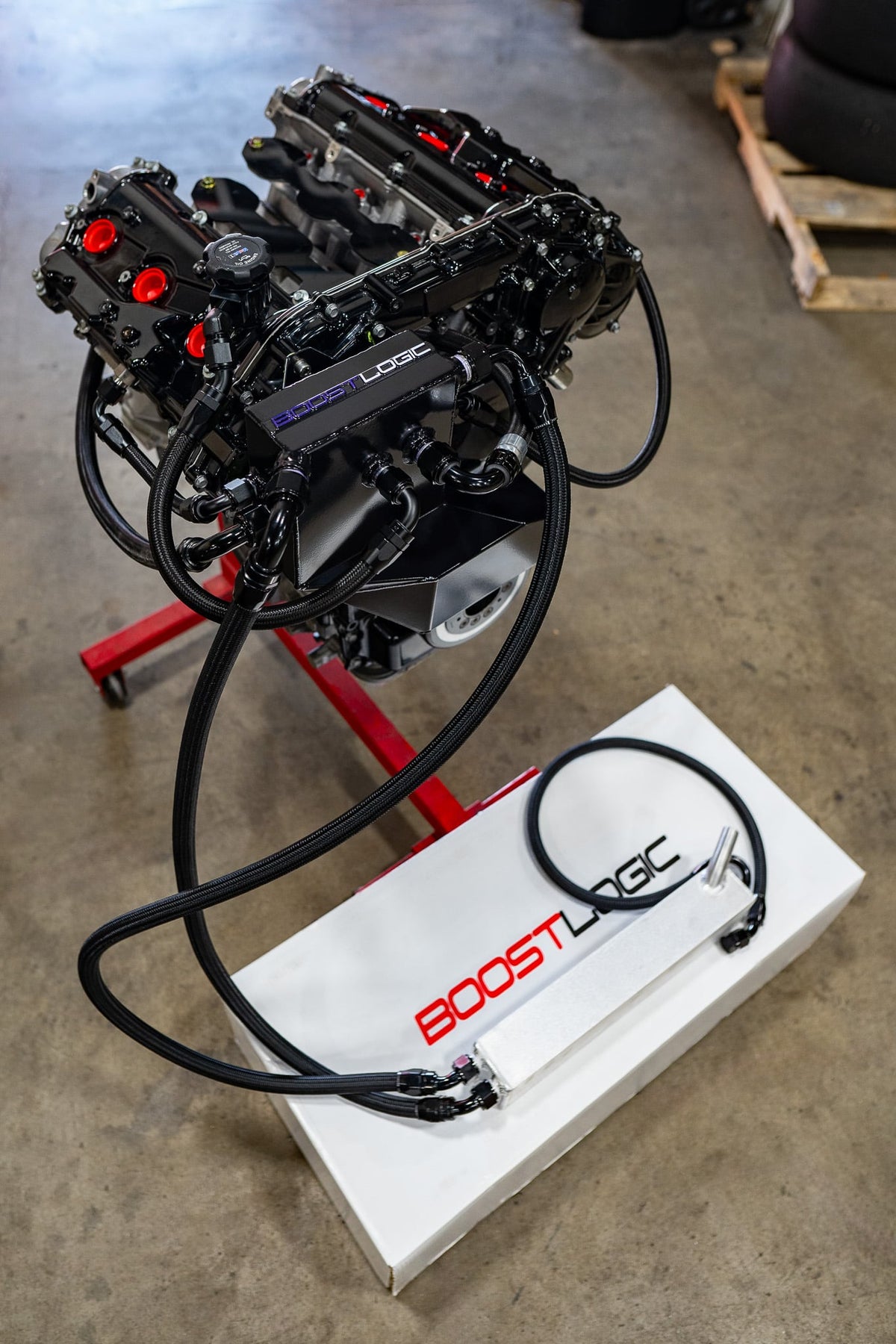 Boost Logic Ultimate Engine Breathing System with braided lines and fittings