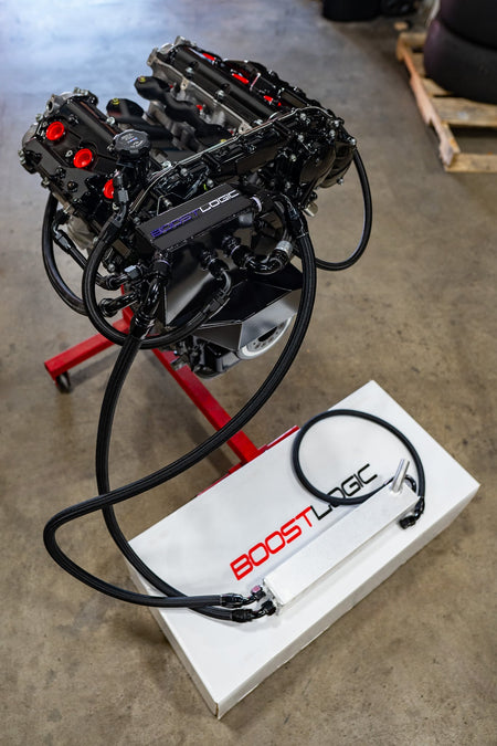 Boost Logic Ultimate Engine Breathing System with braided lines and fittings