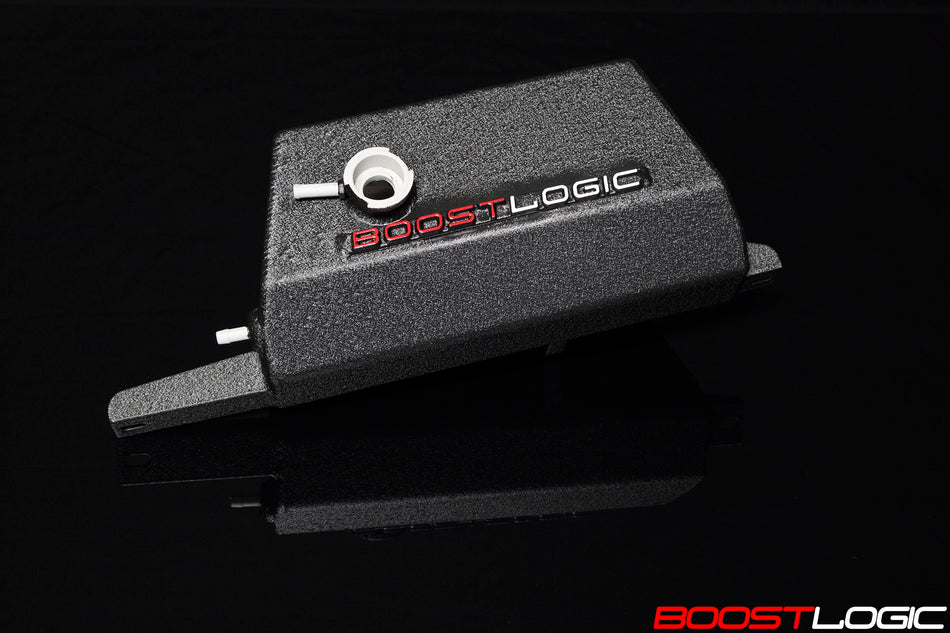 Boost Logic billet aluminum coolant reservoir for Nissan R35 GT-R