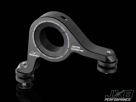 R35 GT-R driveshaft center support bearing carrier upgrade, assembled