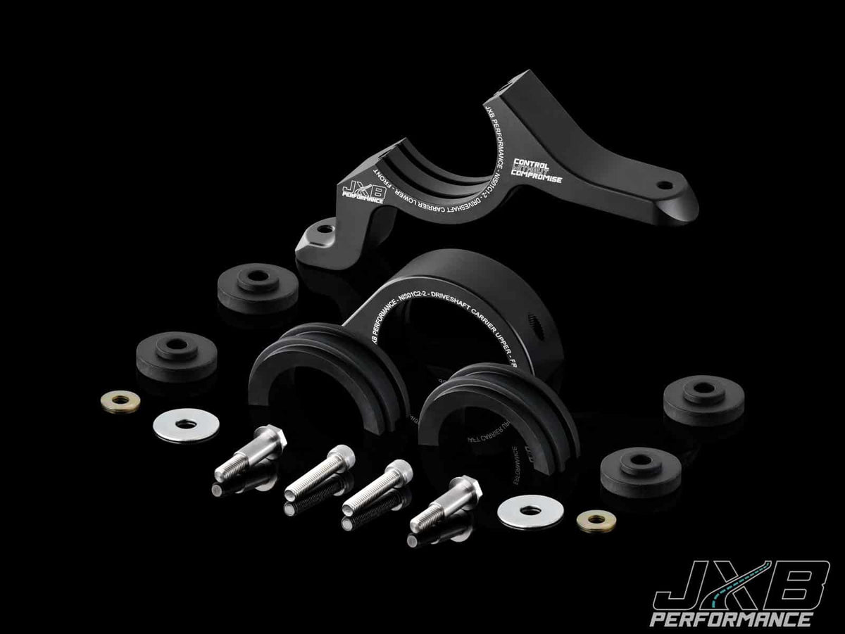Driveshaft center support bearing carrier, exploded view