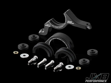 Driveshaft center support bearing carrier, exploded view