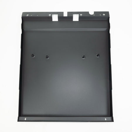 Split Second R35 engine belly pan textured black powdercoat finish