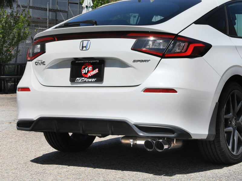 aFe Civic/Type R Catback — installed view 3