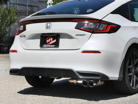 aFe Civic/Type R Catback — installed view 3