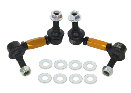 Whiteline G35/350Z Sway Bar Endlinks KLC110 — close-up detail