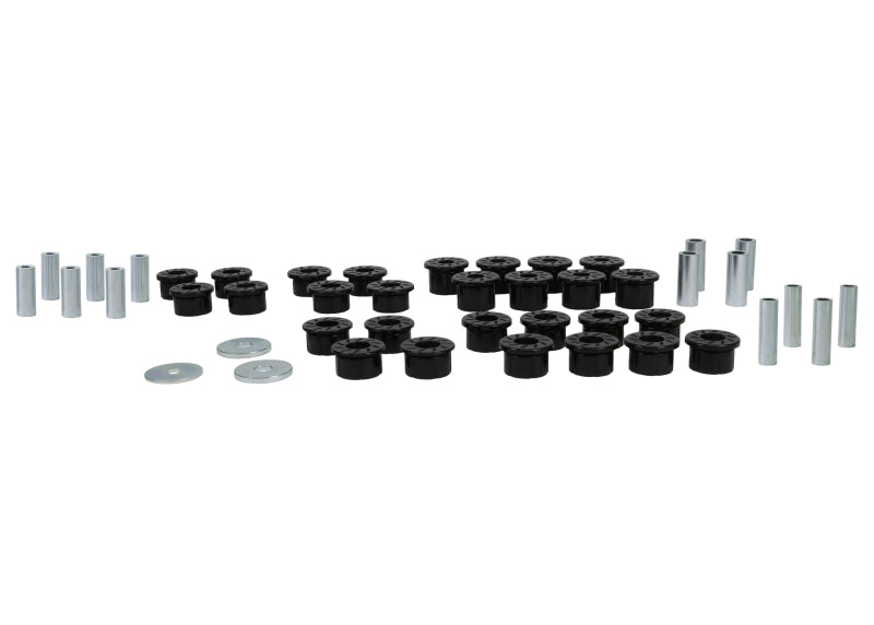 Whiteline Miata NA/NB Bushing Kits — out-of-package view