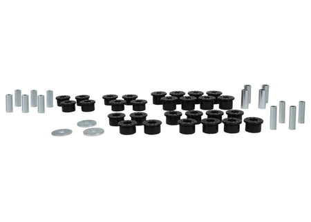 Whiteline Miata NA/NB Bushing Kits — out-of-package view