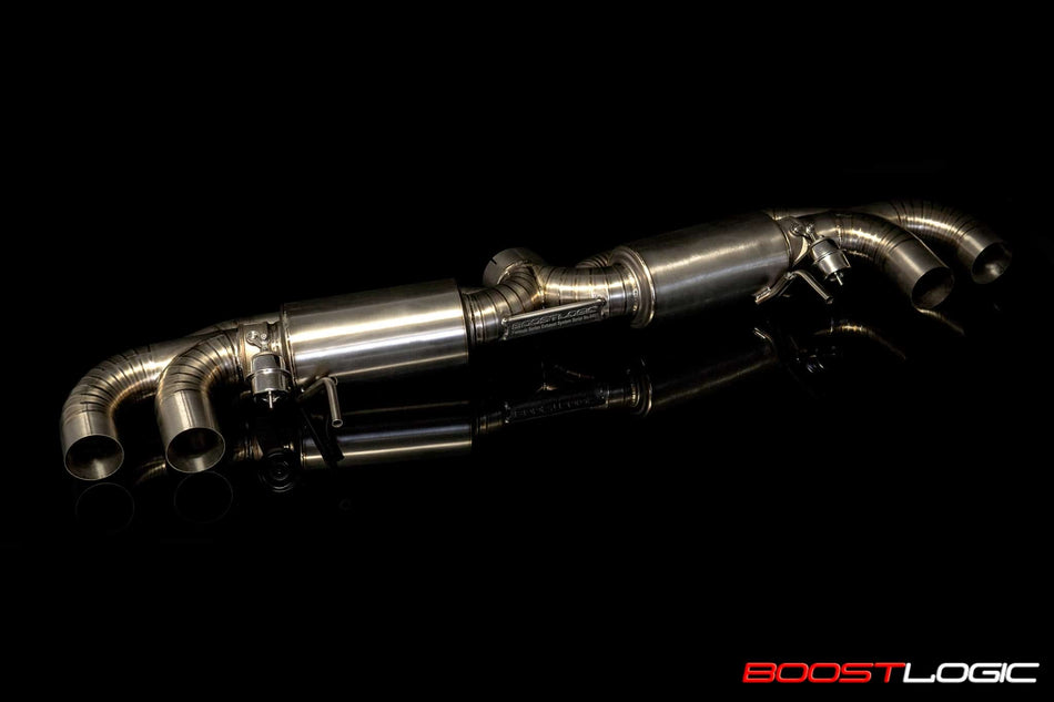 Boost Logic R35 4 inch Titanium Exhaust Valved Section Upgrade
