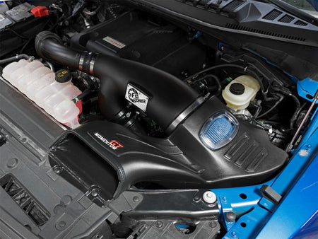aFe F-150 EcoBoost Cold Air Intake — installed view