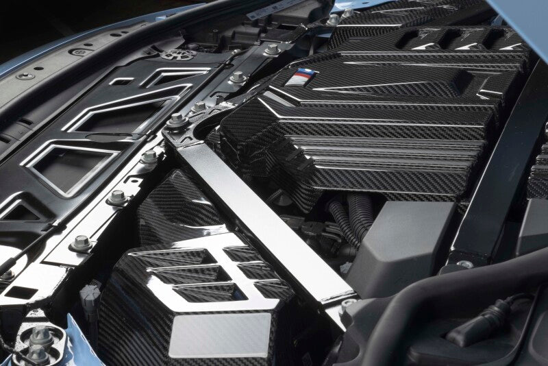 Dinan 21-27 BMW M2/M3/M4 (G80/G82/G87) Gloss Carbon Fiber Engine Cover w/Matte Accents