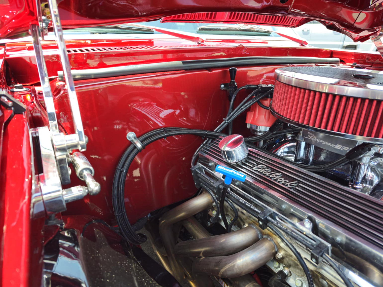 Custom headers in the 1970 Chevrolet Nova restomod