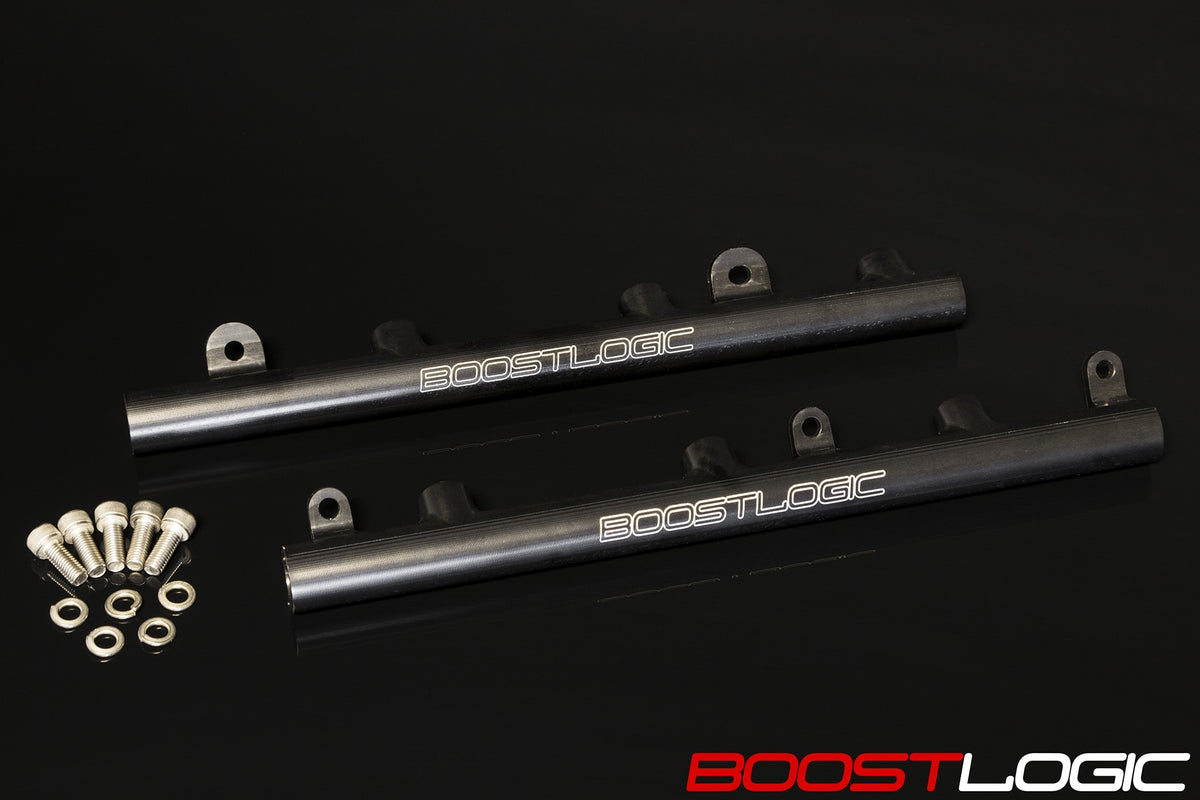 Boost Logic T-6 billet fuel rails pair for Nissan R35 GTR