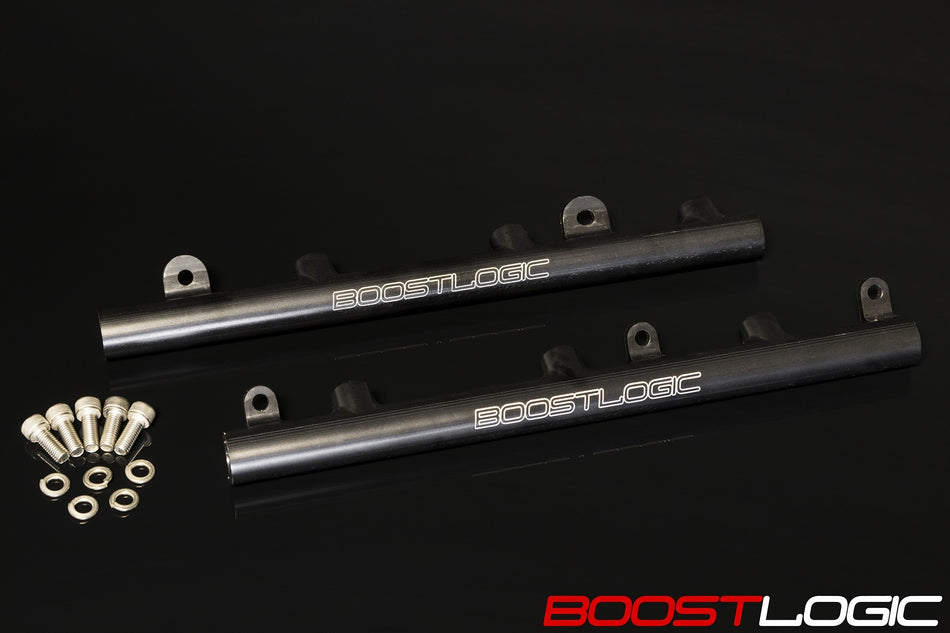 Boost Logic T-6 billet fuel rails pair for Nissan R35 GTR