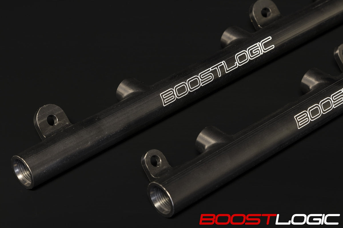 Boost Logic laser etched fuel rail for R35 GTR