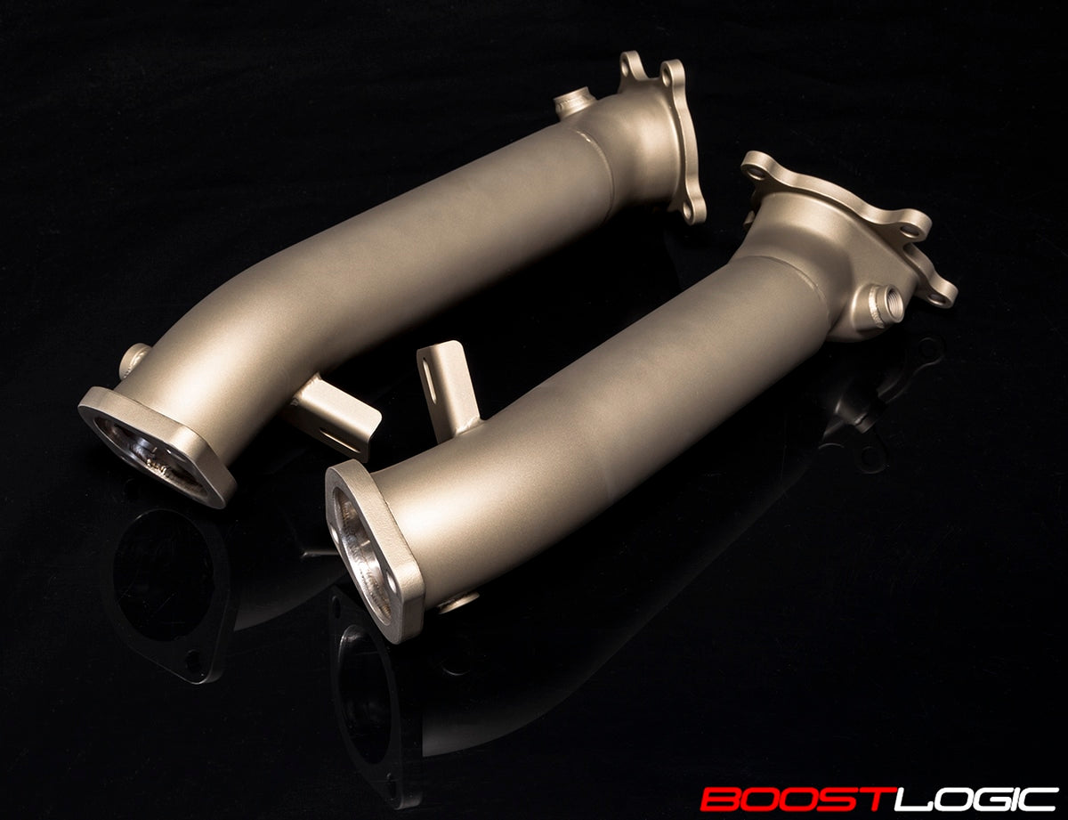 Boost Logic 3 inch Downpipe Kit installed