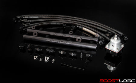Boost Logic laser etched billet fuel rails for R35 GTR