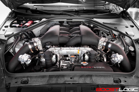 Boost Logic fuel rail kit installed on R35 GTR engine
