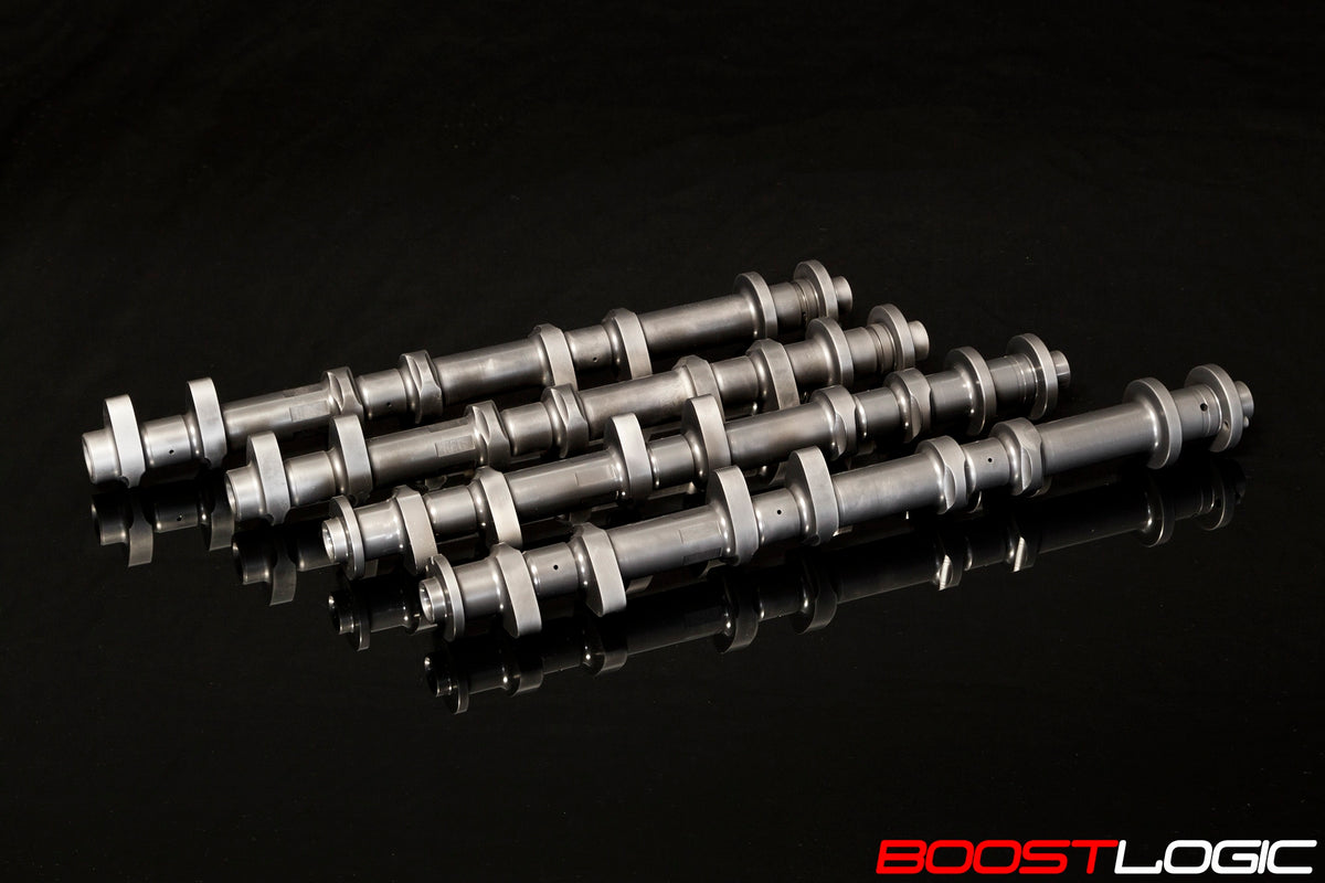 GSC Billet S3 camshaft set laid out for R35 GTR