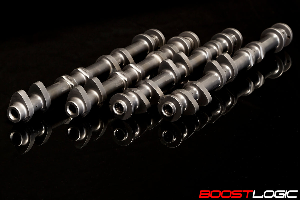 GSC Billet S3 VR38DETT camshaft lobes close up