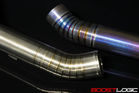 Boost Logic Titanium Upper Intercooler Pipes