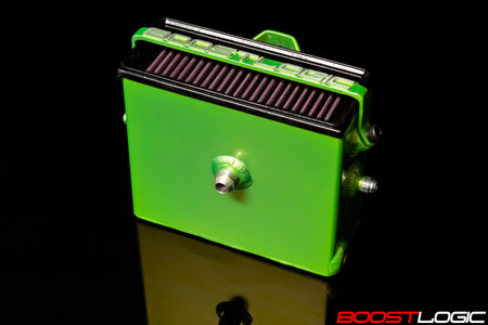 Boost Logic Engine Breathing System catch can and braided lines