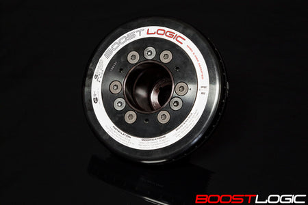 Boost Logic SFI 18.1 approved crank pulley damper for Nissan R35 GTR