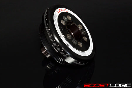 Boost Logic VR38 crank pulley damper ring detail