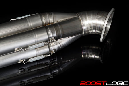 Boost Logic Quadzilla Titanium Midpipe merge collector