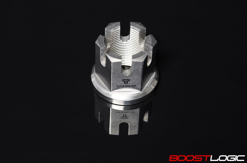Titanium Works axle hardware for Nissan R35 GTR