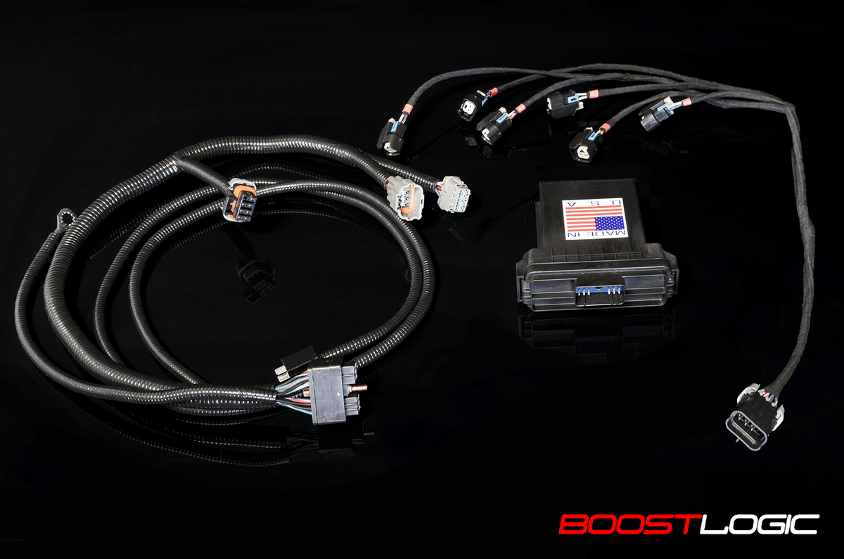 Boost Logic 12 injector controller wiring harness for Nissan R35 GTR