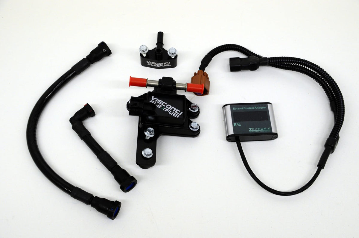 Visconti Flex Fuel Kit with Zeitronix ethanol content analyzer for Nissan R35 GTR