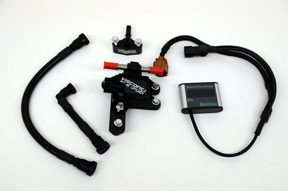 Visconti Flex Fuel Kit with Zeitronix ethanol content analyzer for Nissan R35 GTR