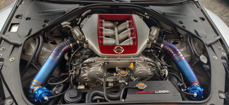 Boost Logic Titanium Upper Intercooler Pipes installed